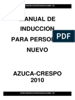 Manual de Inducción 2010 Azuca Crespo