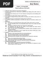 06 Social Science Geo Key Notes Ch06 Major Landforms of Earth