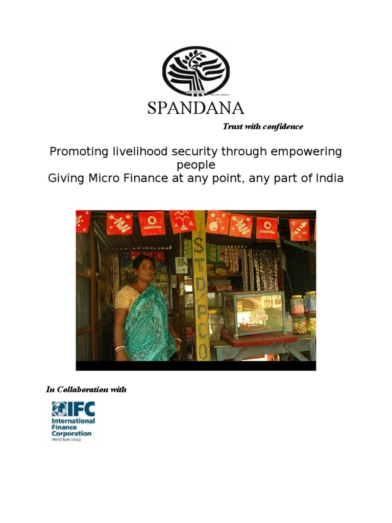 Spandana Microfinance Initiatives Update | PDF | Microfinance | Economies