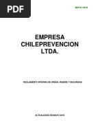 Cronograma Tipo Implementación PREXOR
