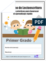 Cuaderno de Lectoescritura Primer Grado