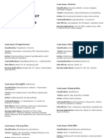 Pharmocology Drug Cards: Innovar