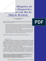 Neuralgia Idiopática Do Trigêmeo Diagnóstico Diferencial Com Dor de Origem Dentária PDF