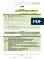 FOR - 2018-1 - Calendário Acadêmico - Câmpus Formosa - ENG CIVIL 3 PDF