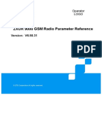 Radio Parameter Reference GSM