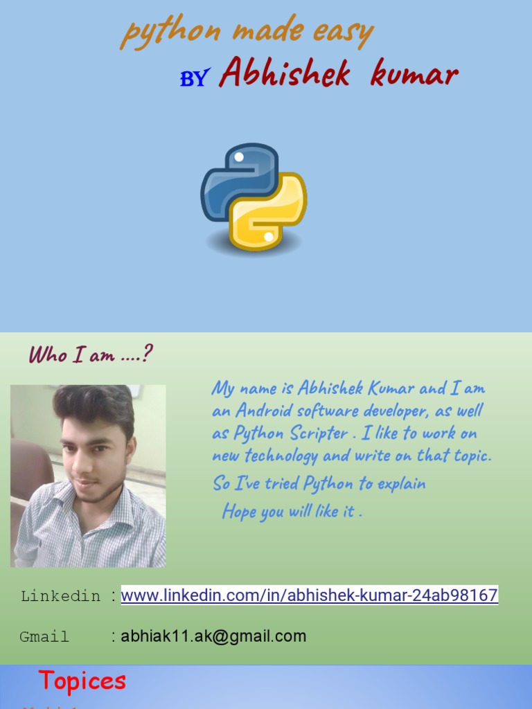 Python Made Easy | PDF | Parameter (Computer Programming) | Control Flow