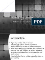 Top Five HRIS Modules