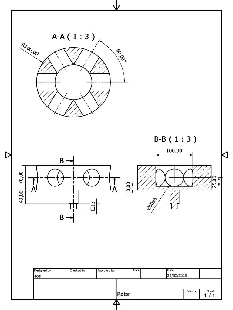 Rotor Design Specifications Sheet | PDF