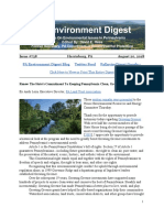 Pa Environment Digest August 20, 2018