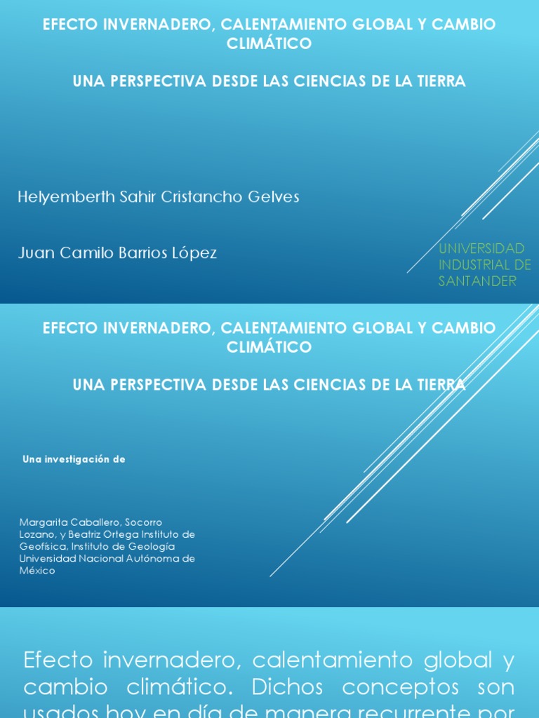 Efecto Invernadero y Calentamiento Global | PDF | Calentamiento global ...