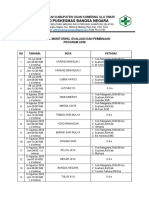 JADWAL UKM