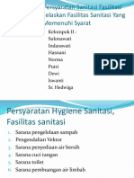 Persyaratan Hygiene Sanitasi, Fasilitas Sanitasi