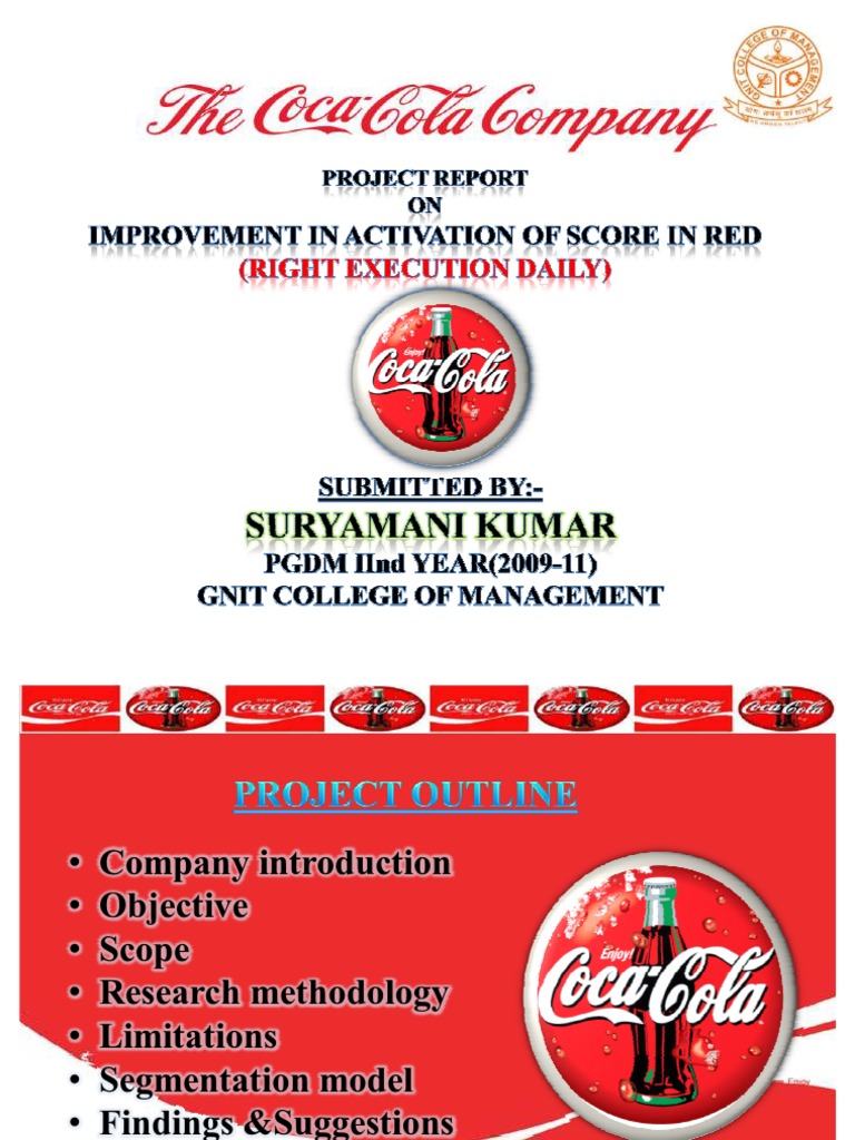 Coca Cola | PDF | The Coca Cola Company | Survey Methodology