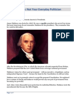 James Madison - Not Your Everyday Politician