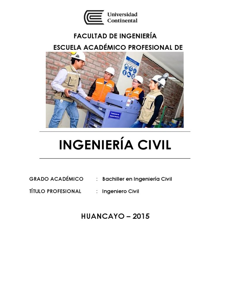 Ingenieria Civil Ingenieria Ingeniero Civil