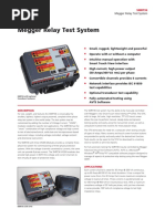 Megger Relay Test System: SMRT36