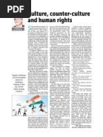 Culture, Counter-culture and Human Rights