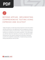 Beyond Appium Testing Using Expresso Xcuitest PDF