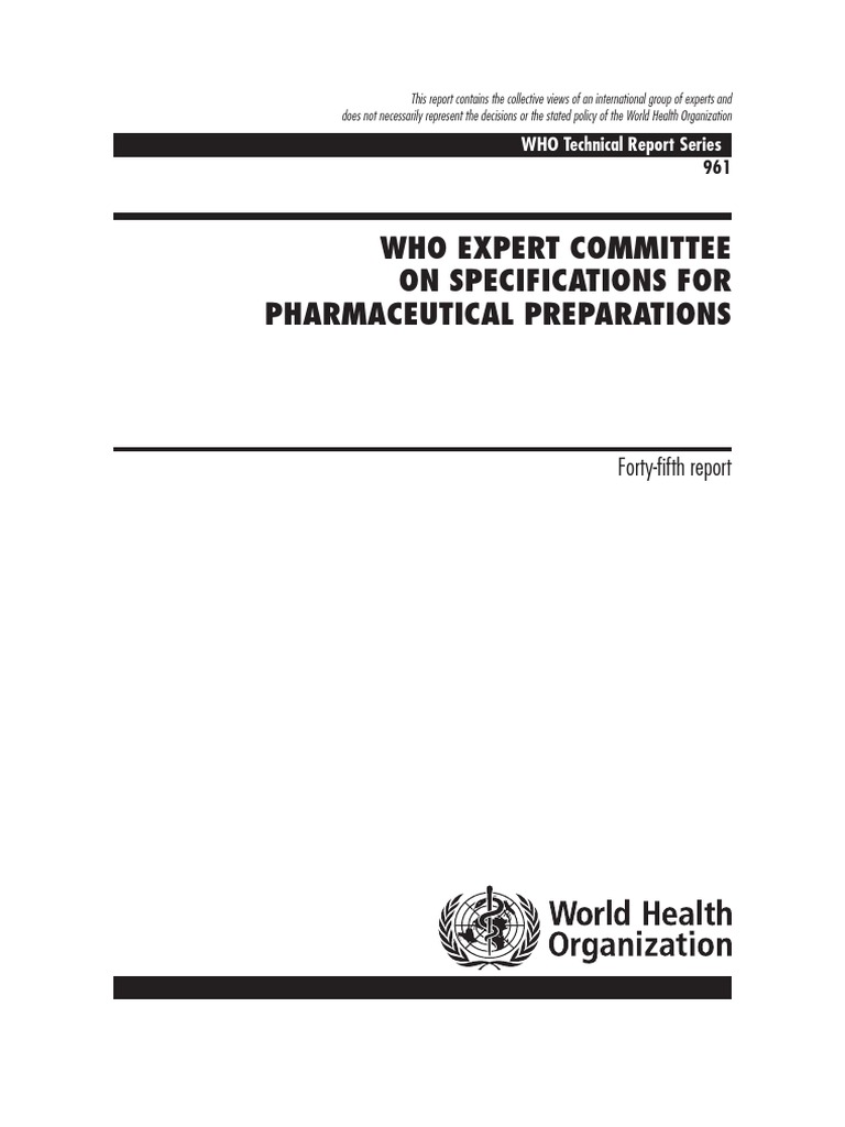 Who trs 961 2011 pdf world health organization health care