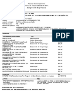 Comprovante de Processo Protocolado