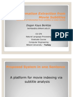 Movie Categorization According to Subtitles -- NLP Course Project