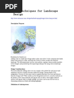 Color Techniques for Landscape Design