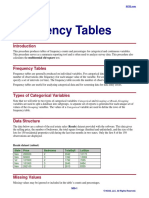 Frequency Tables: NCSS Statistical Software