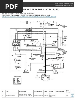 Ford 1700 Wiring Diagram - Wiring Diagram
