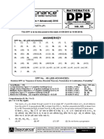 XII Maths DPP (29) - Prev Chaps