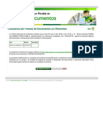 POLICIA NACIONAL - Constancia Pérdida de Documentos o Elementos PDF