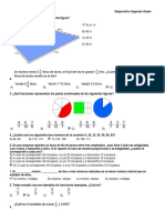 Matemáticas Diagnostico Segundo Grado