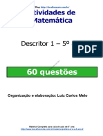 Descritor 1 - 50 Questões