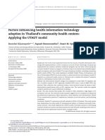 factors influencing health information technology adoption in thailands community heath center.pdf