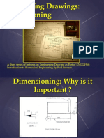 ENGG1960 Engineering Drawings Lecture Dimensioning PDF