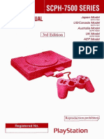 Sony Video Game scph7500 PDF