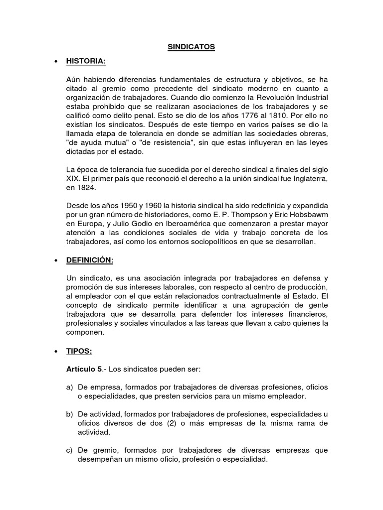 Requisitos para Formar Un Sindicato | PDF | Gobierno | Justicia