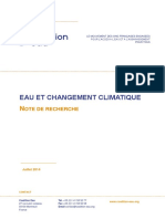 Etude Eau Et Climat Coalition Eau PDF