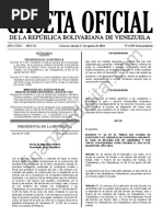 Gaceta Oficial Extraordinaria 6393 Feriado