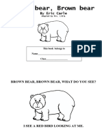 Brown Bear What Do You See + Activities PDF