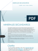 Minerales Secundaros