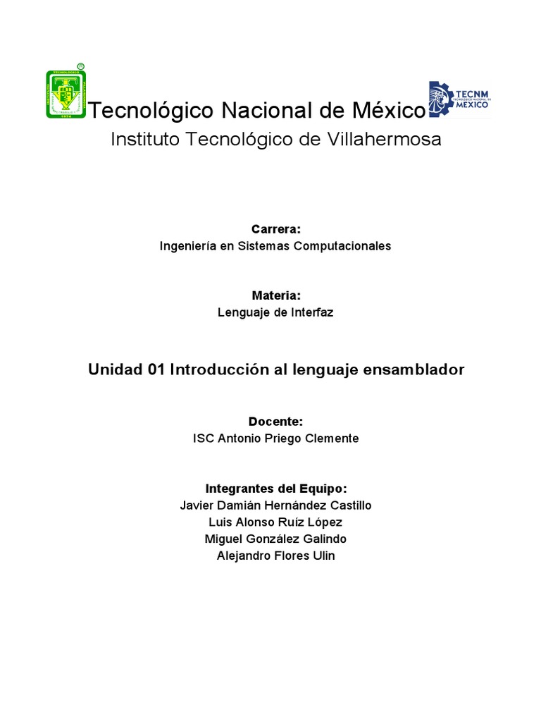 Lenguaje de Interfaz2 PDF PDF Lenguaje ensamblador