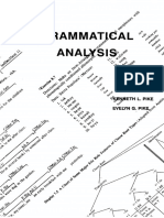 Grammatical Analysis  Kenneth L. Pike y Evelyn G. Pike