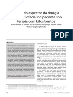 Principais Aspectos Da Cirurgia Bucomaxilofacial No Paciente Sob Terapia Com Bifosfonatos