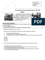 Prueba 3° Siglo XX 1891-1938