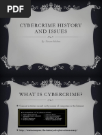 Cybercrime: History and Issues