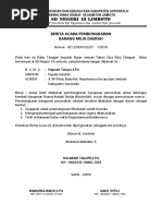 Berita Acara Pembongkaran 2 Sutipso PSPd Ketua Pelaksana.