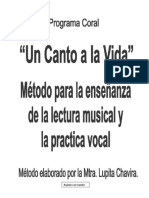 Metodo Un Canto A La Vida Solfeo y Voz Revisado PDF