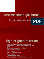 Signs of good nutrition and nutrient functions