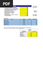 Math Functions: Sample List Name Salary Dept. Qty Sold