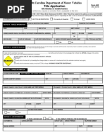 All Vehicles or Mobile Homes: No Strikeovers, Erasures or Correction Fluid Is Acceptable On This Form